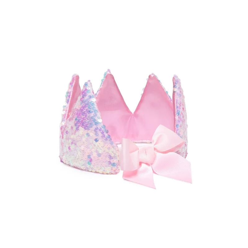 Ombre Sequins Crown for Kids