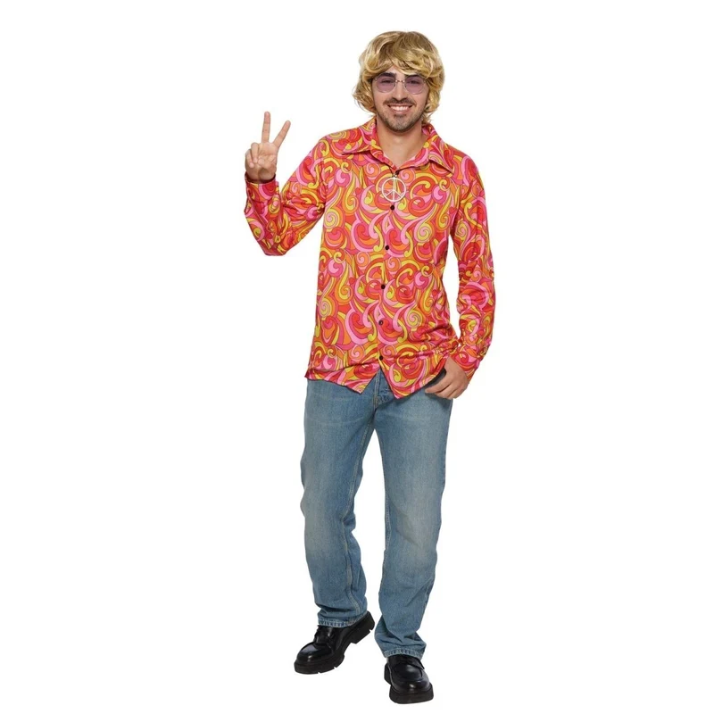 Peace N Love Retro Plus Size Shirt for Adults
