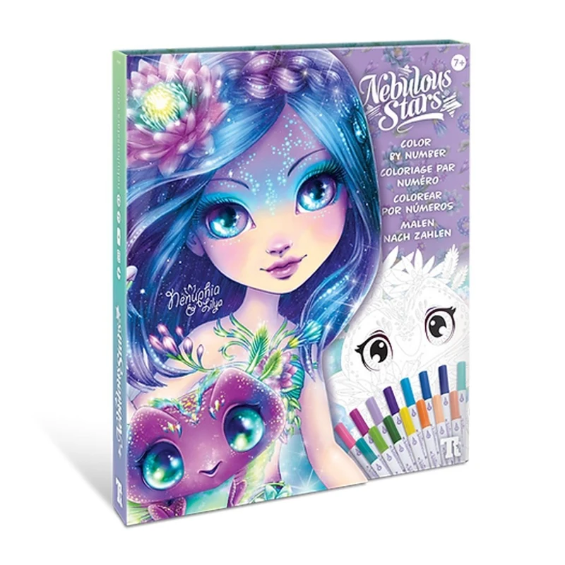 Nebulous Stars Nenuphia Color By Number, 1 Count