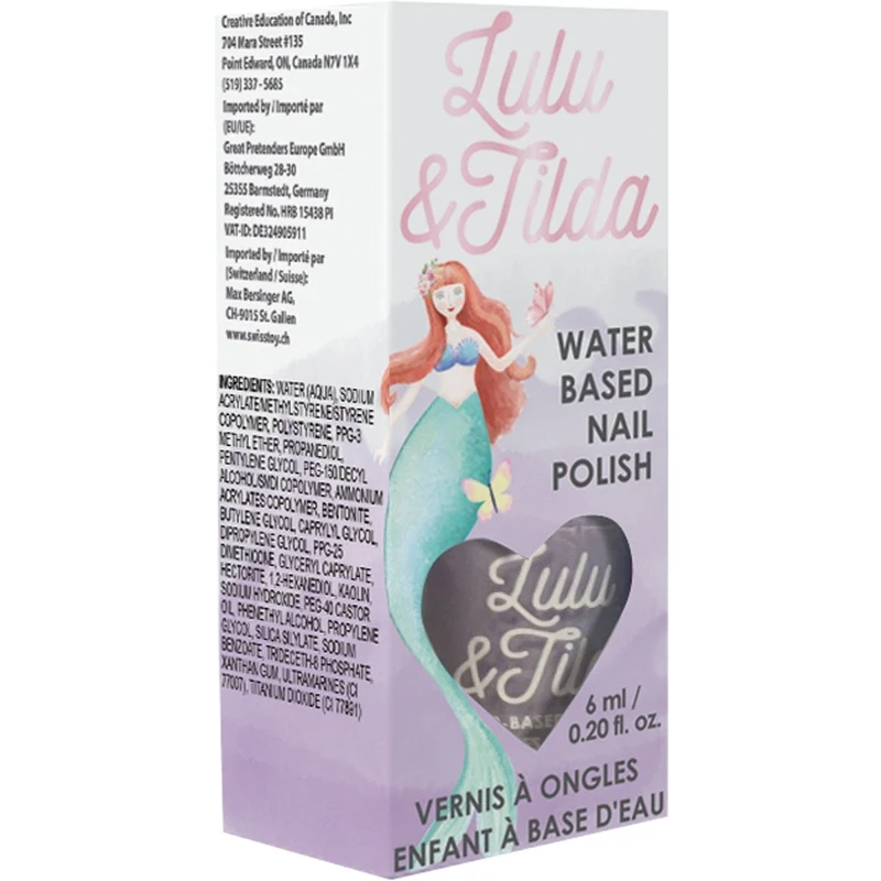 Washable Nail Polish, Lilac, 1 Count