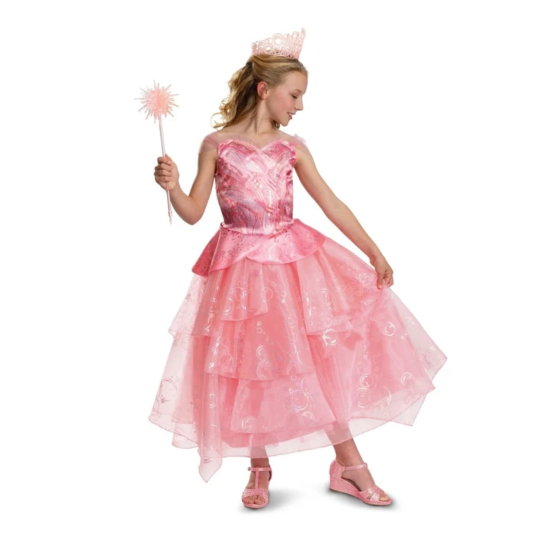 Wicked Glinda Deluxe Costume for Kids, Pink Dress
