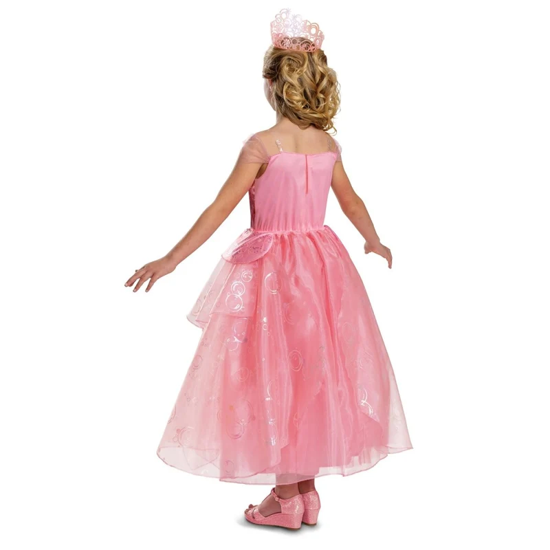 Wicked Glinda Deluxe Costume for Kids, Pink Dress