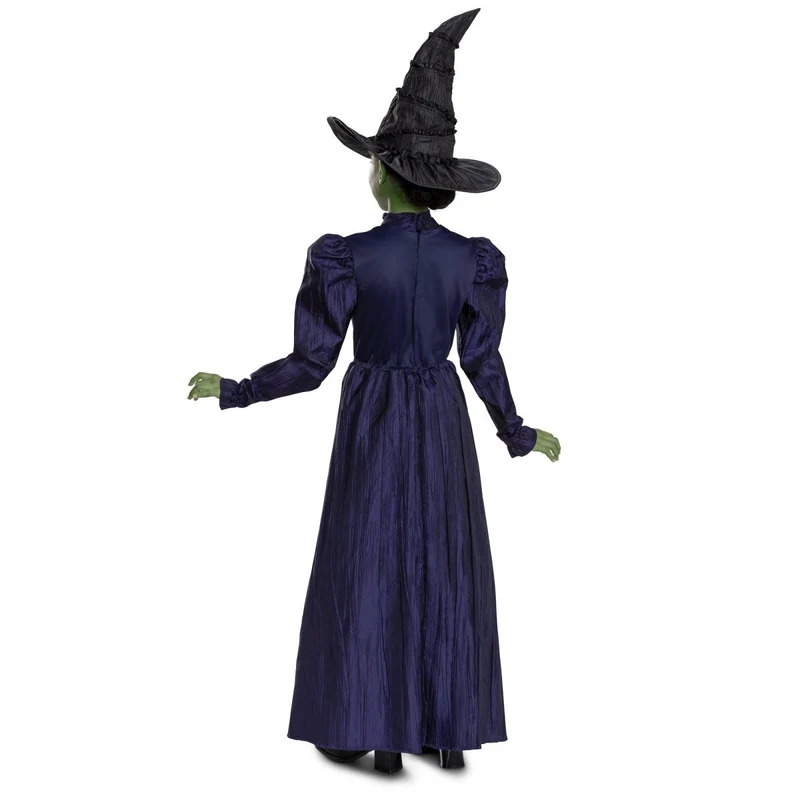 Wicked Elphaba Deluxe Costume for Kids, Purple Dress