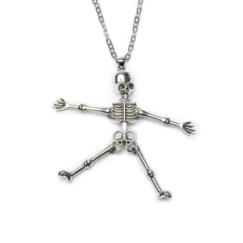 Spooky Scary Skeleton Necklace for Kids, 1 Count