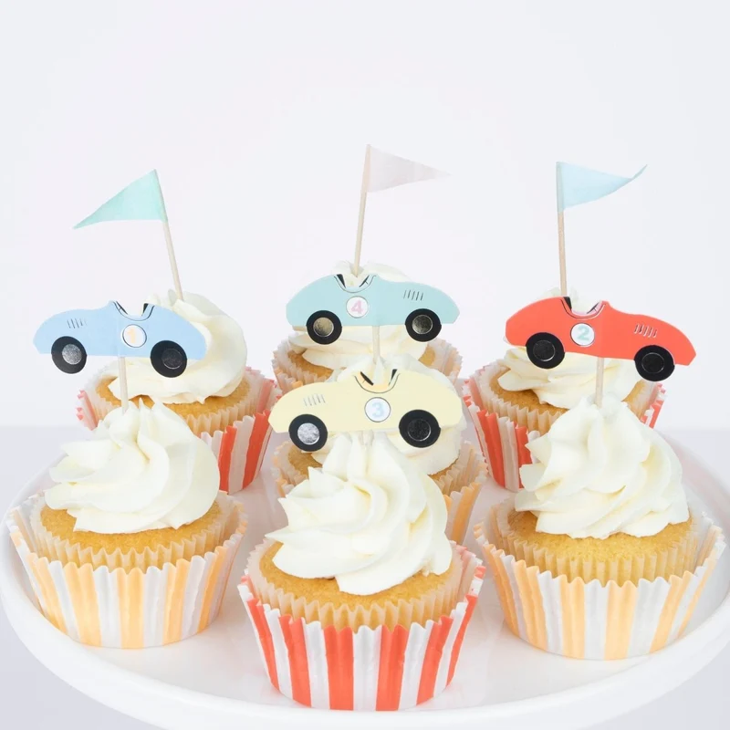 Race Cars Cupcake Kit, 24 Count