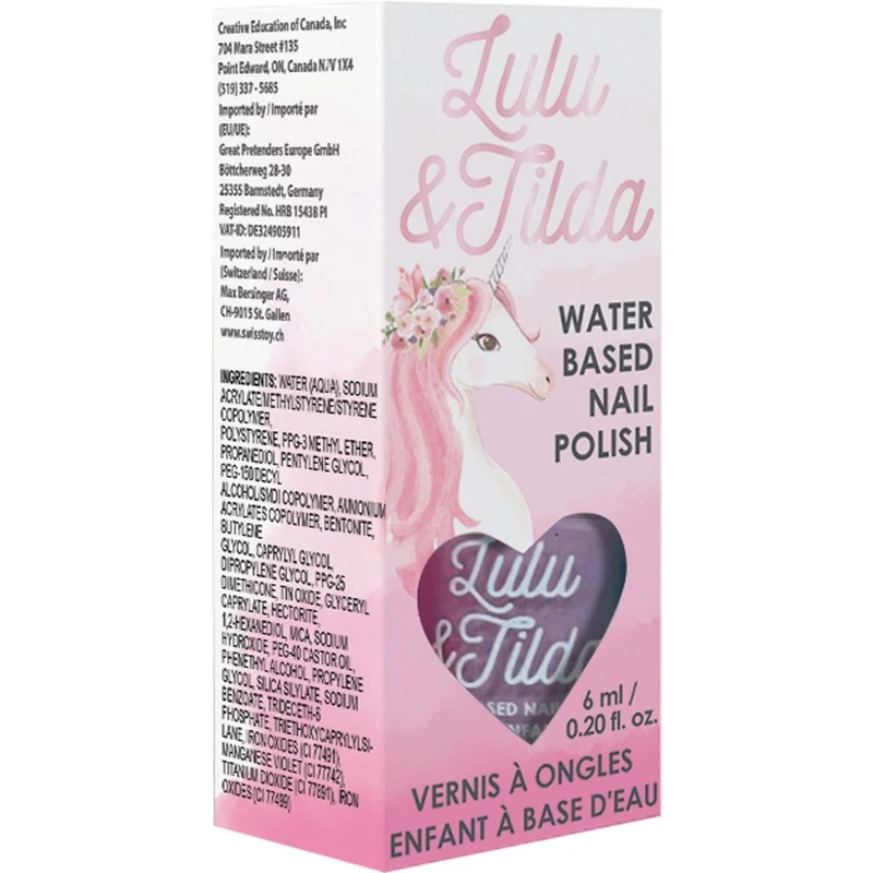Washable Nail Polish, Light Pink, 1 Count