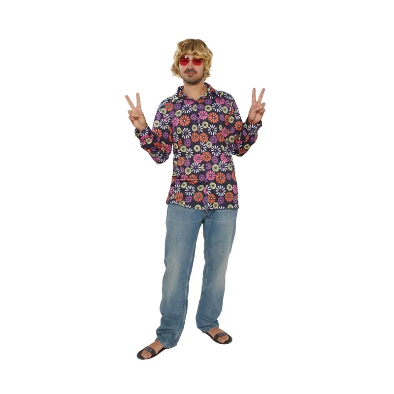 Peace N Love Flower Plus Size Shirt for Adults