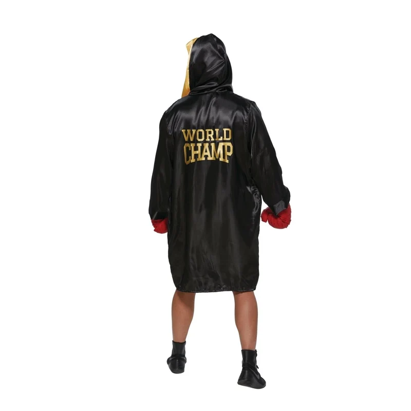 Boxing Champion Costume for Adults, Robe and Short