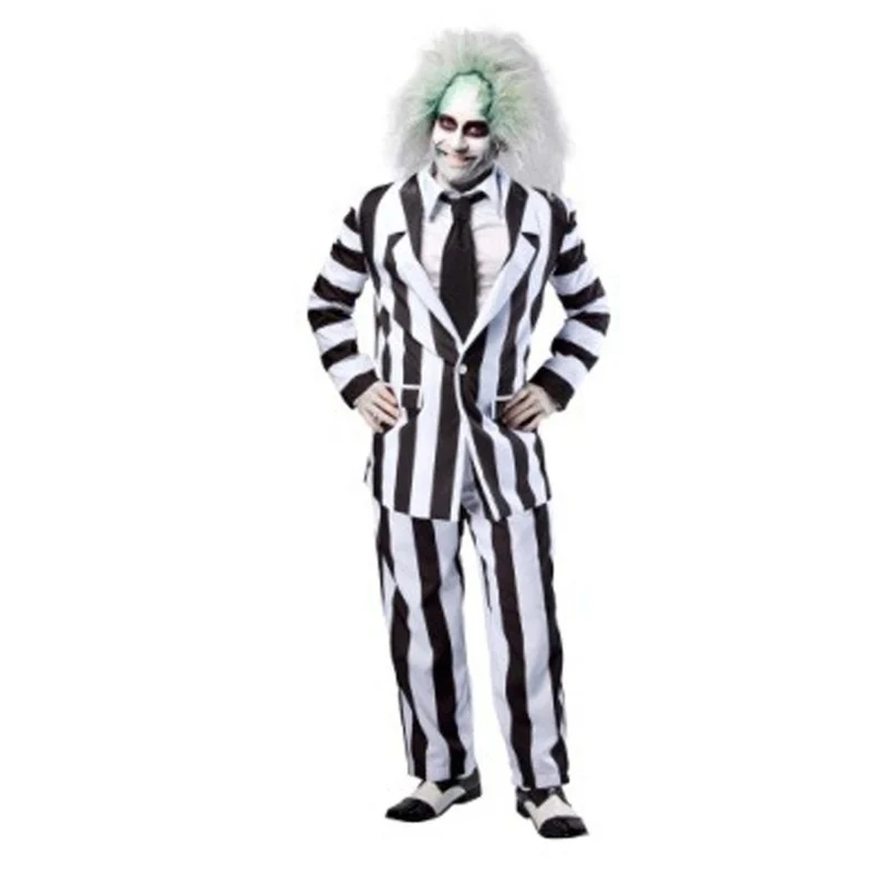 Beetlejuice Grand Heritage Costume for Adults, Striped Jacket and Pants
