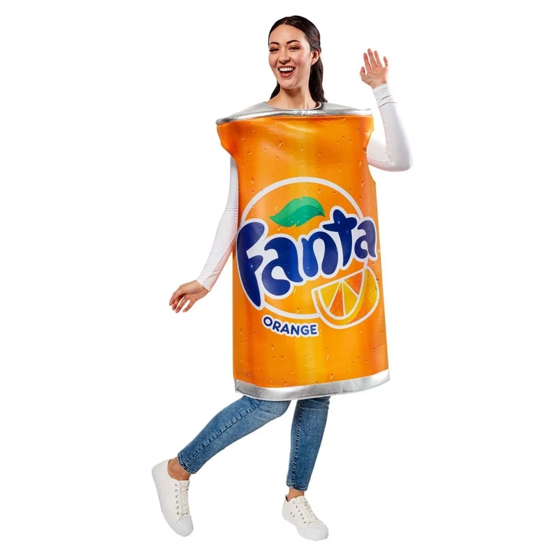Orange Fanta Costume for Adults