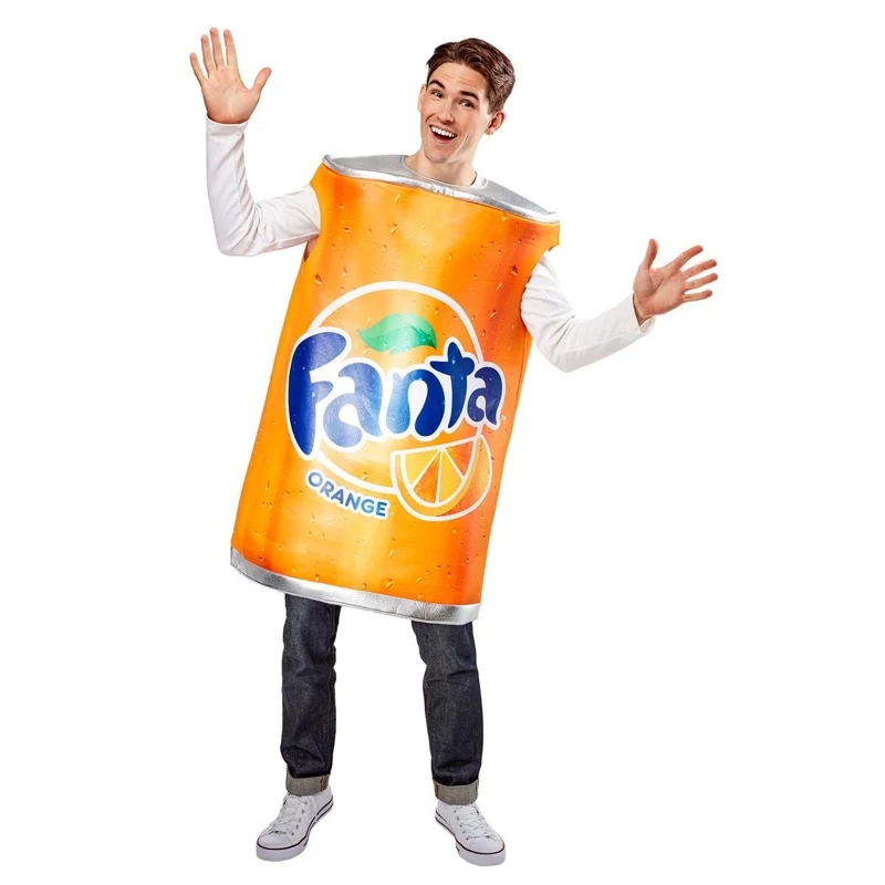 Orange Fanta Costume for Adults
