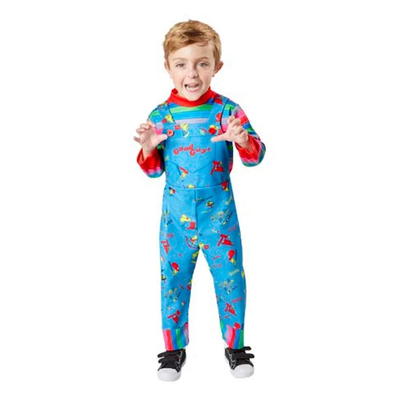 Chucky Costume for Toddlers, Multicolor Jumpsuit