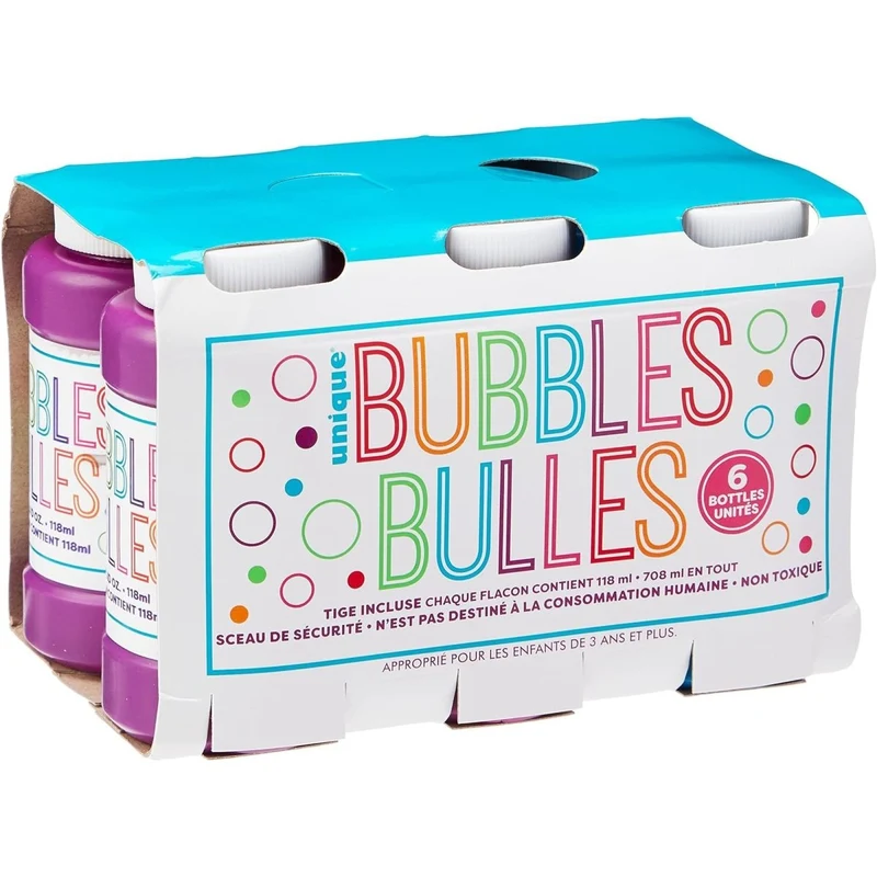 Bubbles, 4 oz, 6 Count
