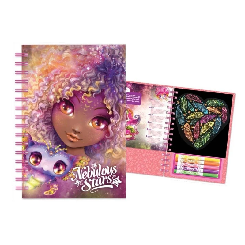 Nebulous Stars Magic Velvet Pattern Coloring Pages, 1 Count