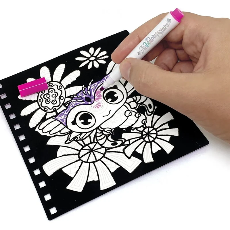 Nebulous Stars Magic Velvet Pattern Coloring Pages, 1 Count