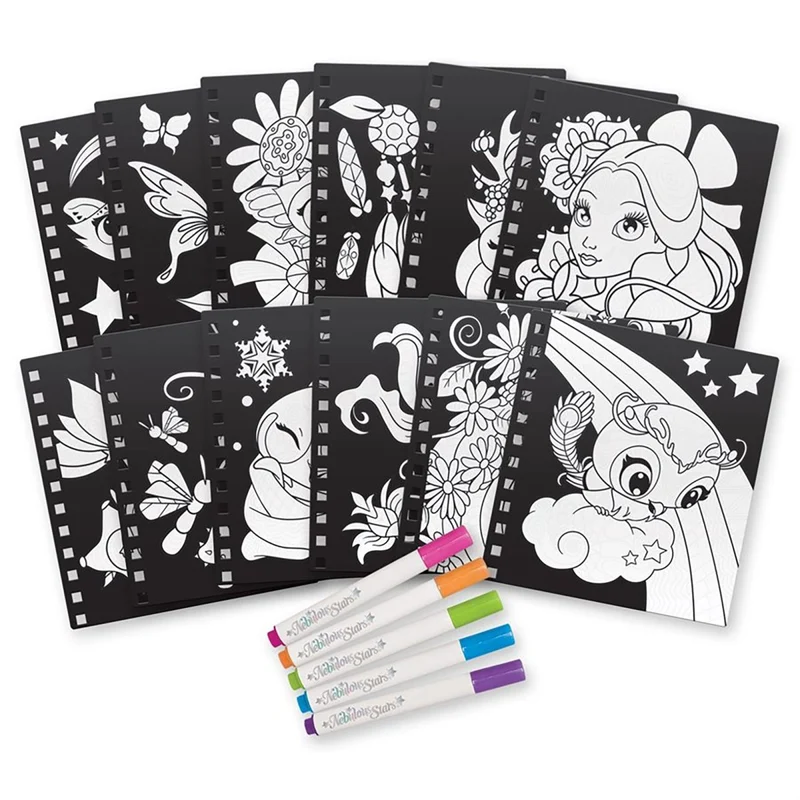 Nebulous Stars Magic Velvet Pattern Coloring Pages, 1 Count