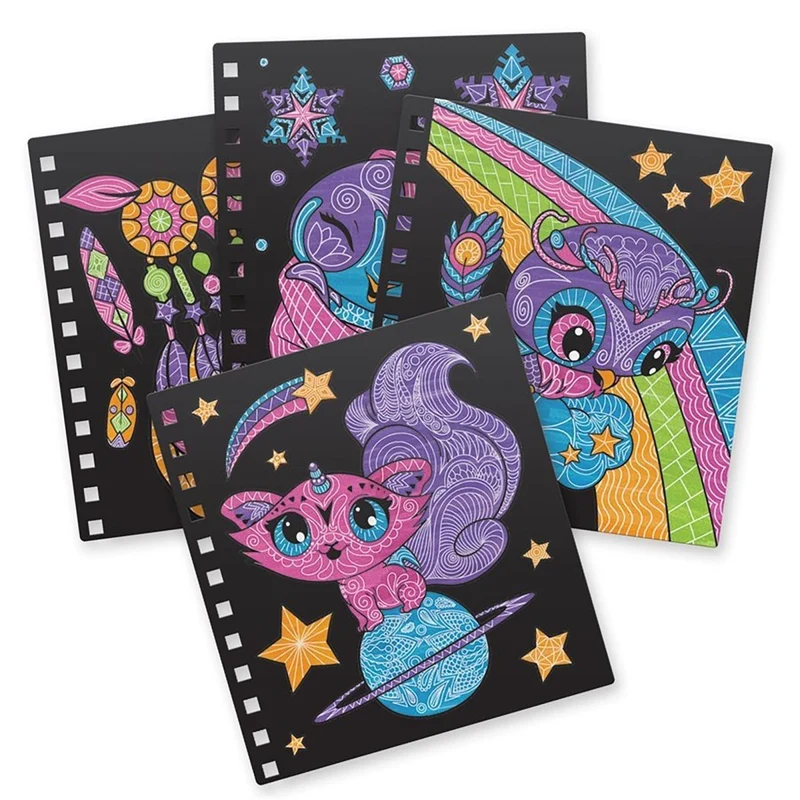 Nebulous Stars Magic Velvet Pattern Coloring Pages, 1 Count