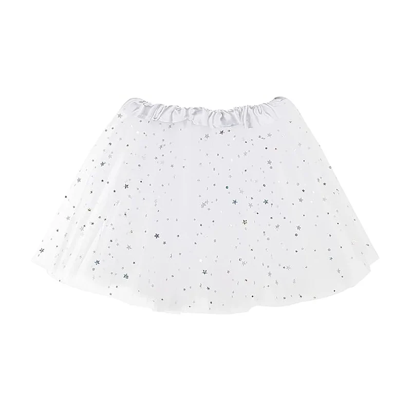White Star Layered Tutu for Kids