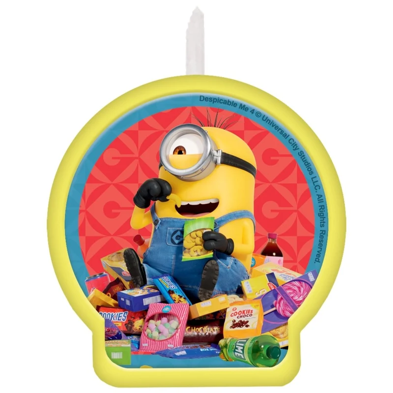 Despicable Me 4 Birthday Candle, 1 Count