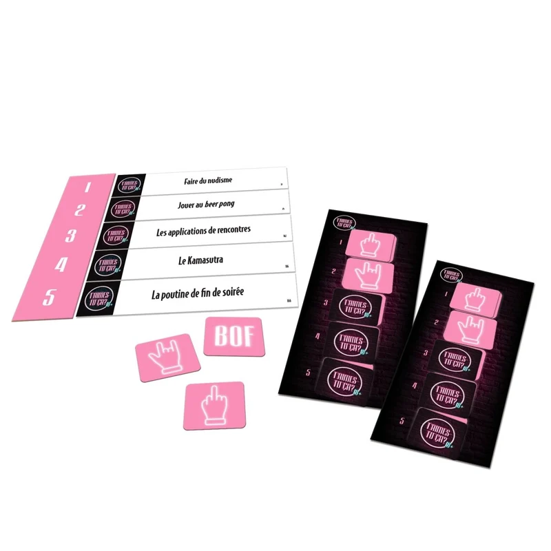 T'aimes-tu Ça? 18+ Game, French Version, 1 Count