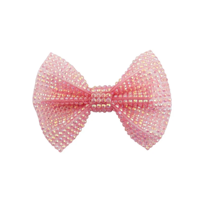 Boutique Pink Gem Bow Hairclip for kids , 1 Count