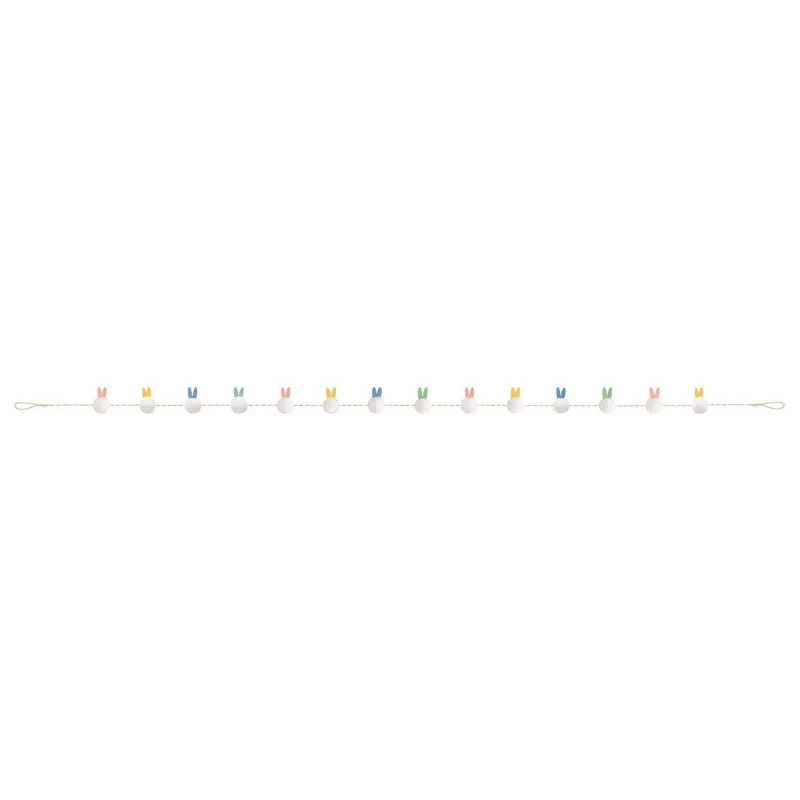 Dainty Easter Pompoms Garland, 1 Count