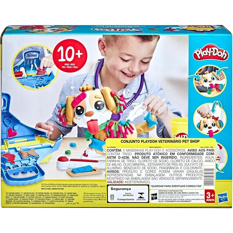 Play-Doh Care 'n Carry Vet Playset with Toy Dog, 1 Count