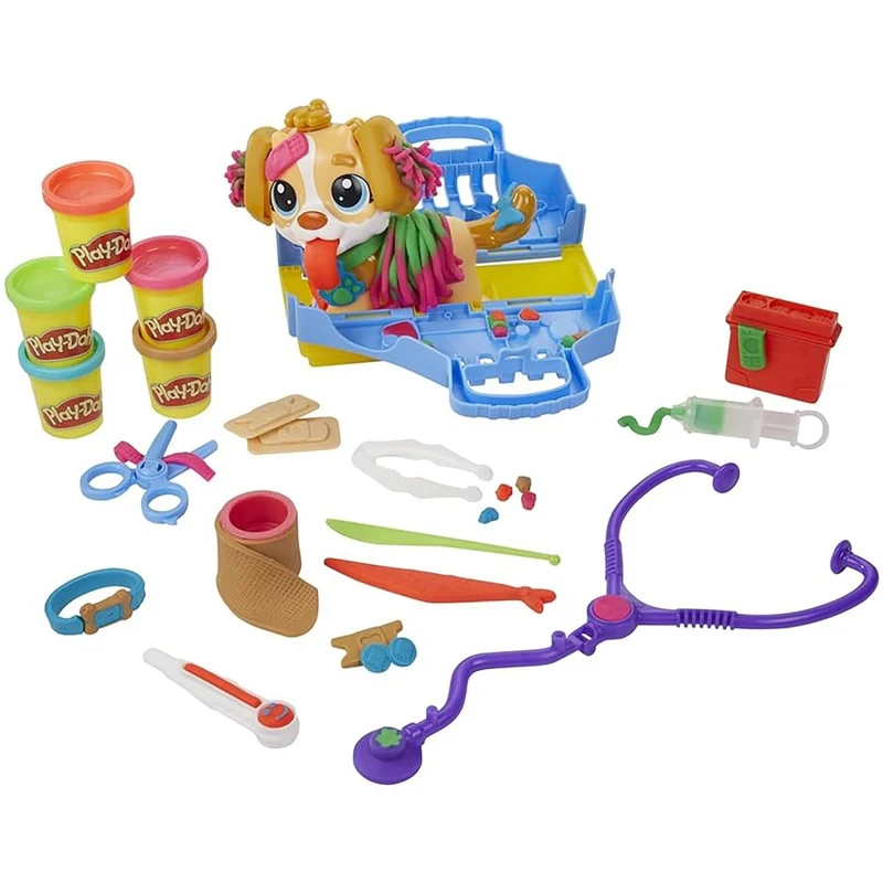 Play-Doh Care 'n Carry Vet Playset with Toy Dog, 1 Count