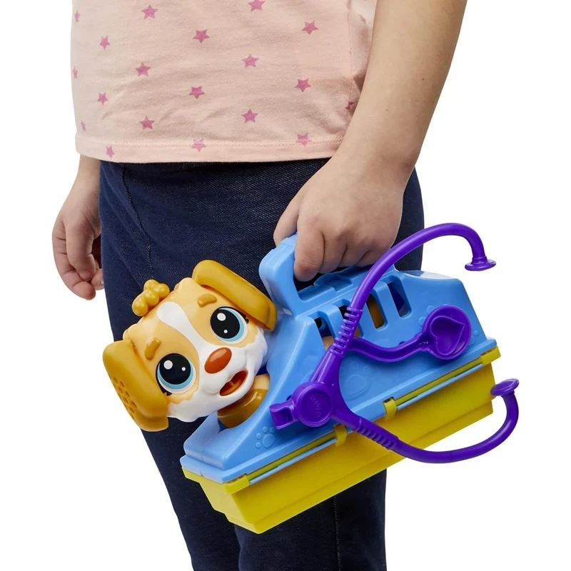 Play-Doh Care 'n Carry Vet Playset with Toy Dog, 1 Count