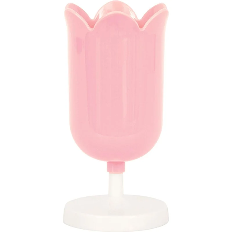 Dainty Easter Plastic Flower Cup, Pink, 5 Oz, 1 Count