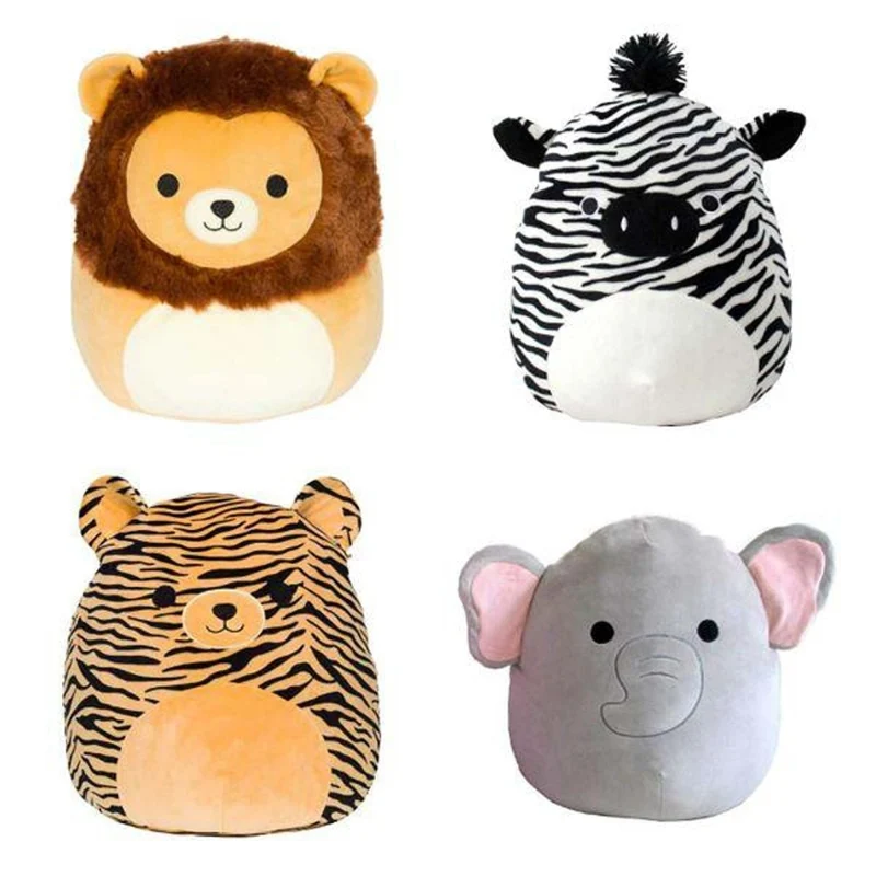 Jungle Animal Squishmallow Plush, 8 Inches, Assortment, 1 Count
