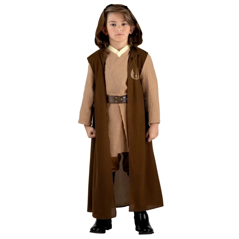 Star Wars Obi-Wan Qualux Costume for Kids, Brown Hooded Robe