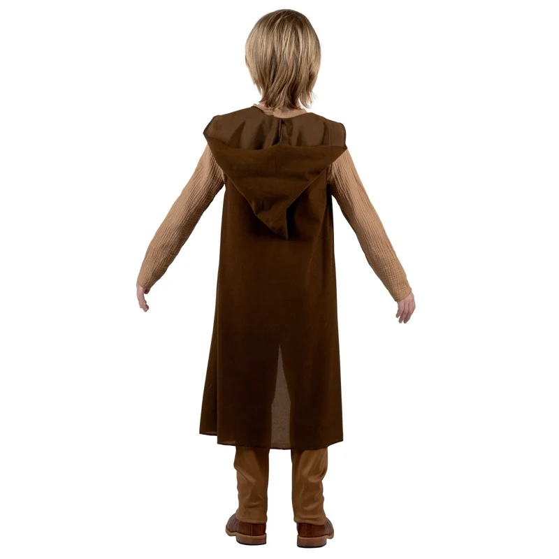 Star Wars Obi-Wan Qualux Costume for Kids, Brown Hooded Robe