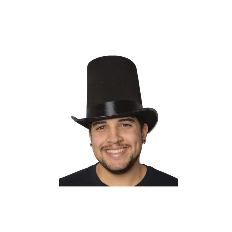 Leather Sheen Top Hat for Adults, 1 Count