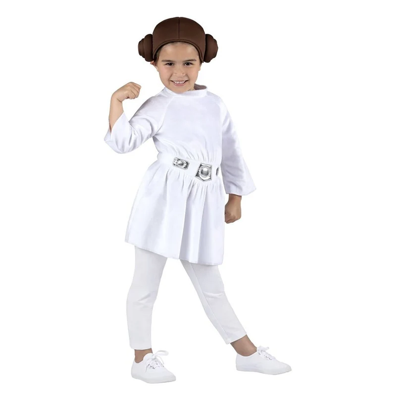 Star Wars Princess Leia Costume for Toddlers, Padded Jumpsuit