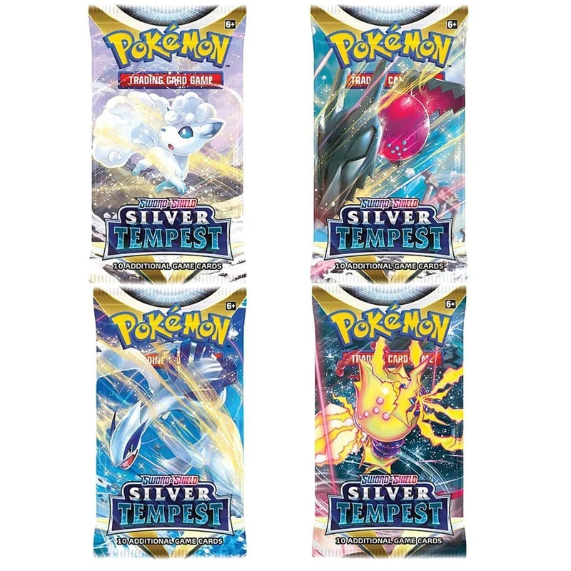 Pokémon Sword and Shield Booster Pack, Silver Tempest, 1 Count