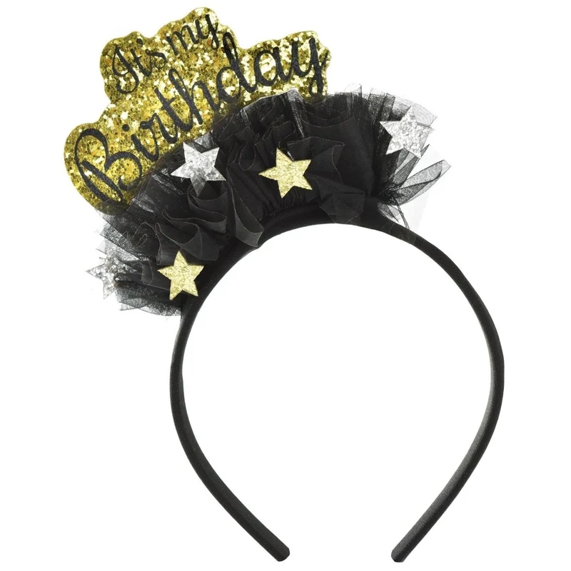 Sparkling Birthday It's My Birthday Headband, 1 Count