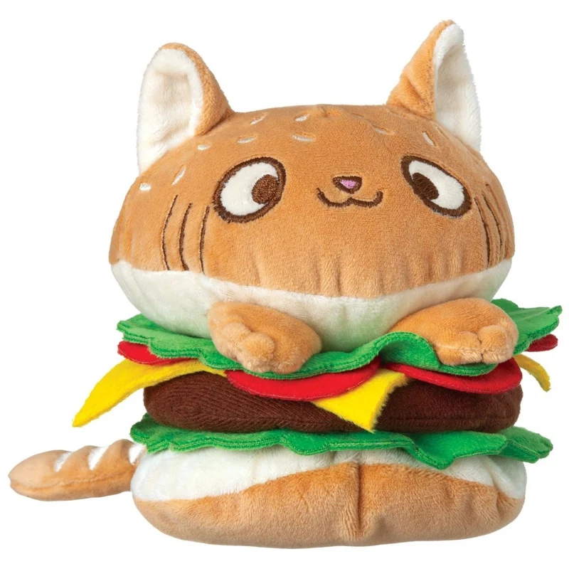 Kitty Burger Small Plush, 6 Inches, 1 Count