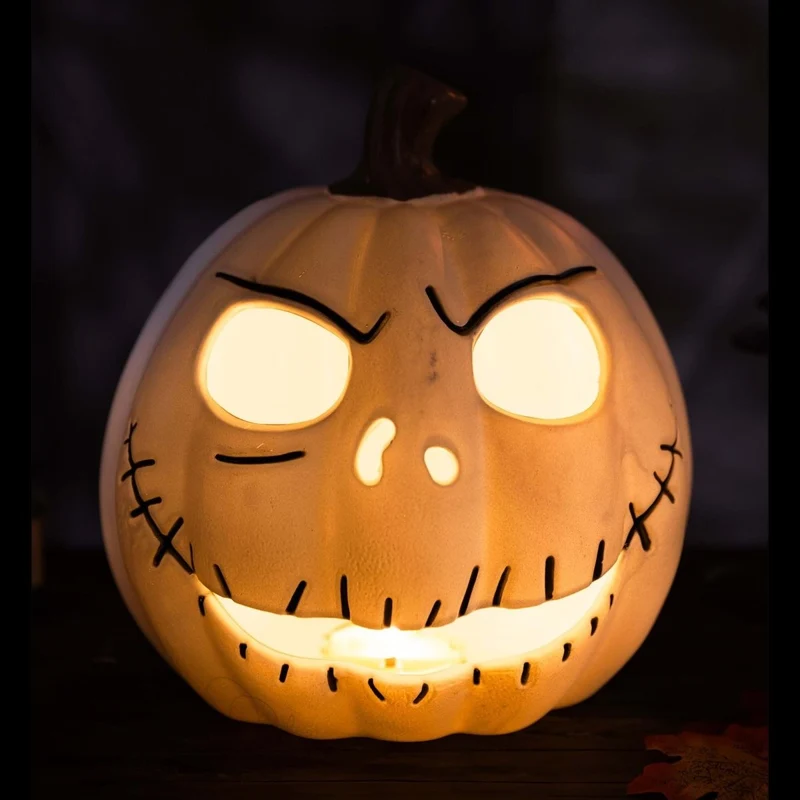 Nightmare Before Christmas Jack Skellington Light-Up Pumpkin, 1 Count
