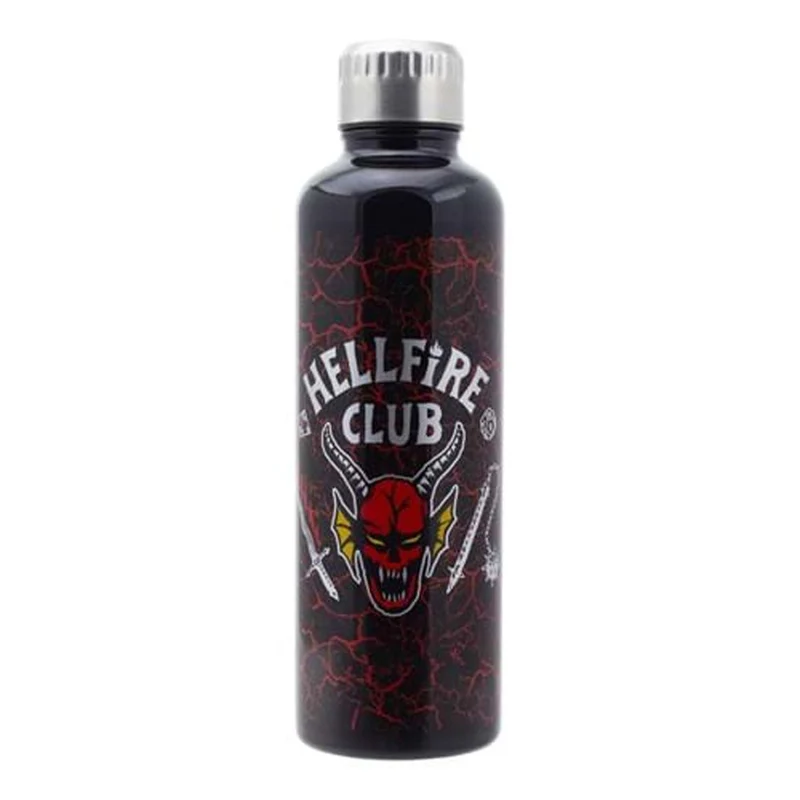 Stranger Things Heavy Metal Water Bottle and Sticker, 1 Count
