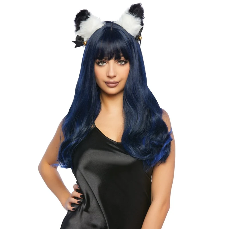 Naomi Blue Wavy Long Wig for Adults
