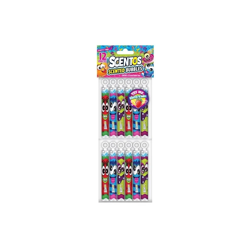 Scentos Scented Bubbles, 12 Count