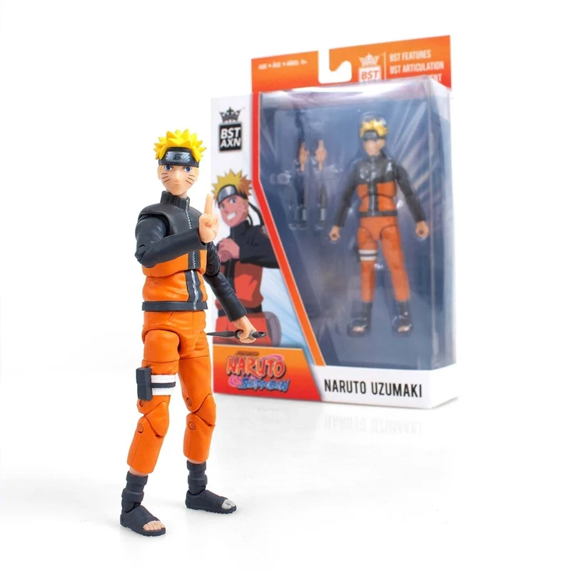 Naruto Uzumaki Action Figure, Naruto Shippuden, 5 Inches, 1 Count