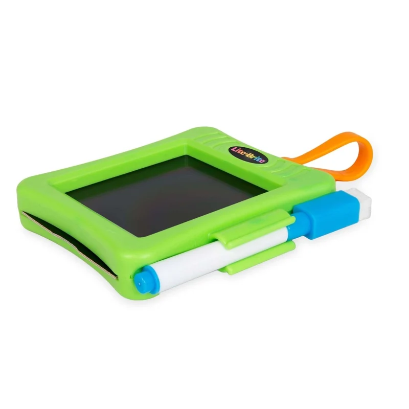 Lite Brite Keychain Glow Tablet, Green, 1 Count