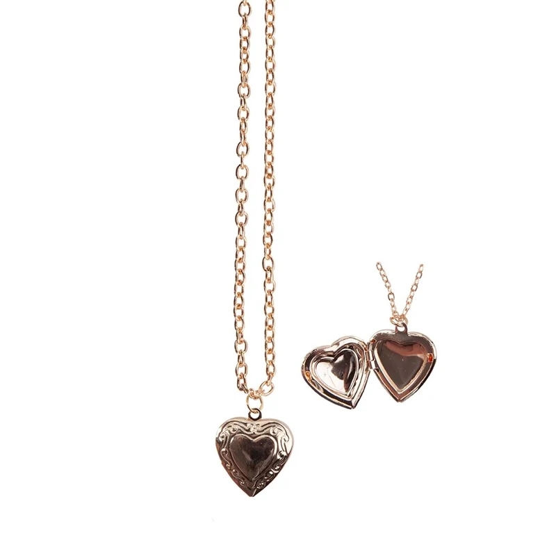 Boutique Heart Locket Necklace for kids, 1 Count