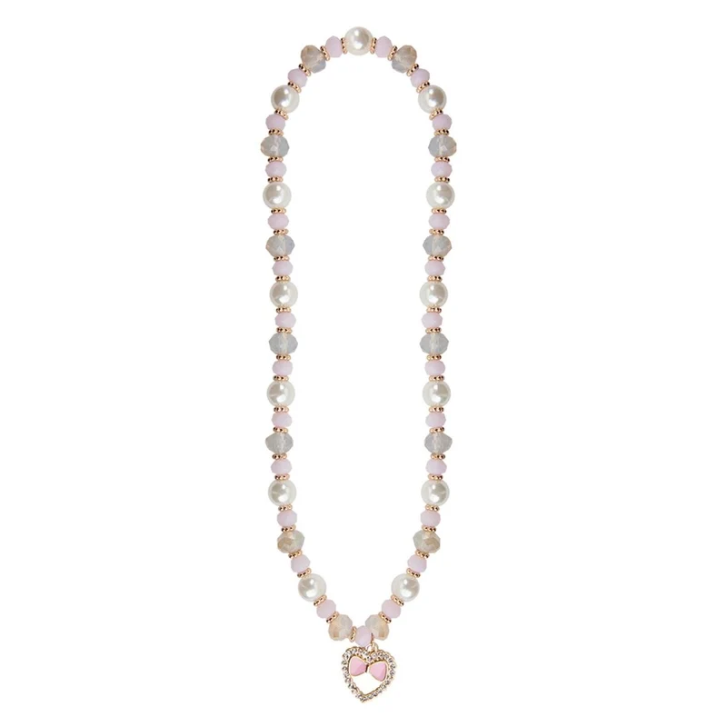 Boutique Lovely Heart Necklace for kids, 1 Count