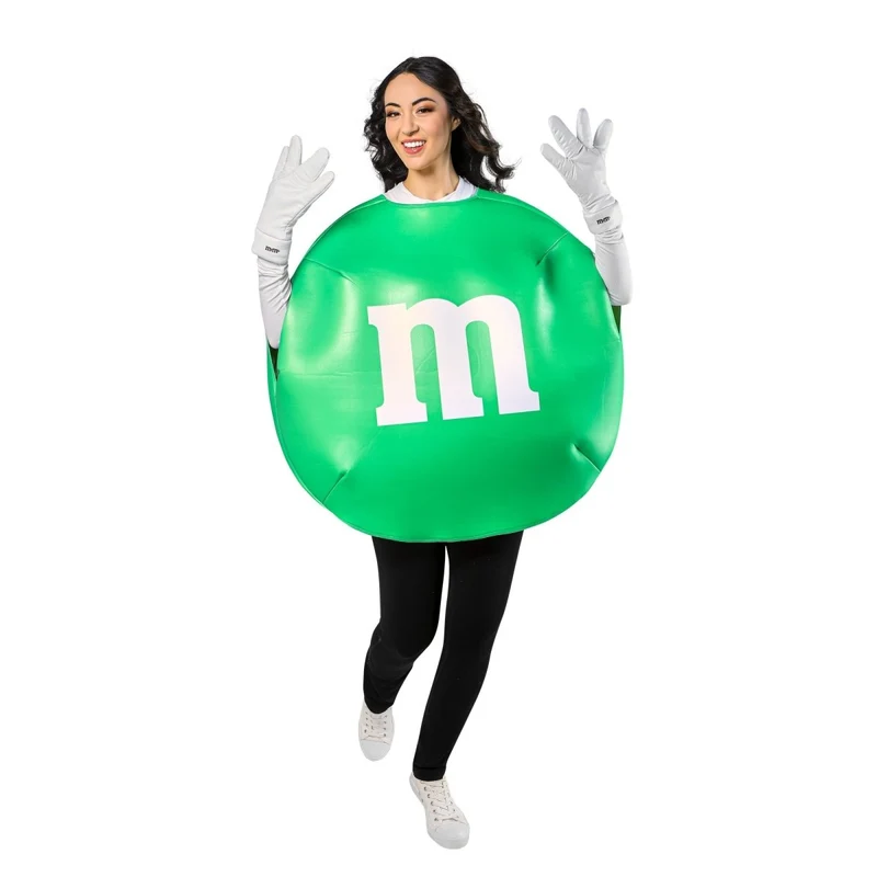 Green M&M Costume for Adults