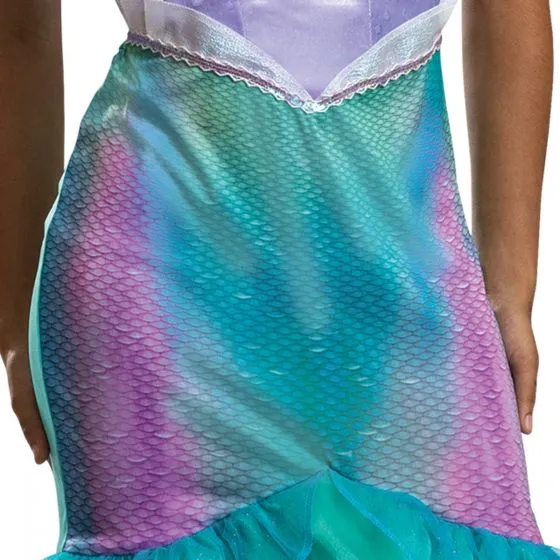 Disney Little Mermaid Ariel Dress Costume for Adults, Mermaid Dress