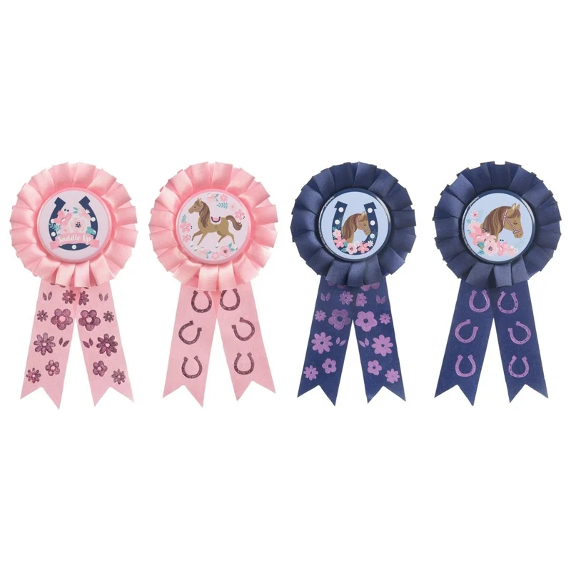 Saddle Up Birthday Award Ribbons, 4 Count