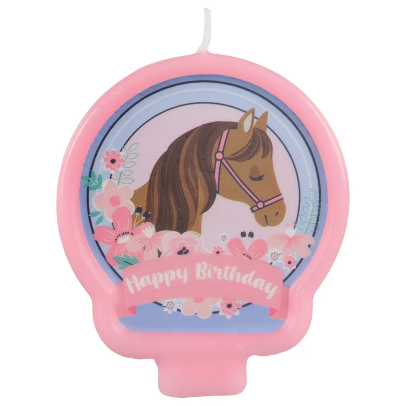 Saddle Up Birthday Candle, 1 Count